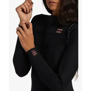 Dame fulldragts wetsuit Billabong Foil 3/2 Less-Zip image-5
