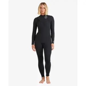 Helkropsdragt til kvinder Billabong Salty Dayz Natural 4/3 Less-Zip image-0