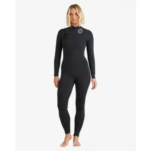 Helkropsdragt til kvinder Billabong Salty Dayz Natural 4/3 Less-Zip image-2