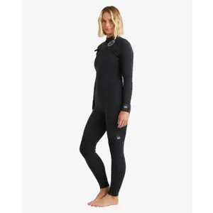 Helkropsdragt til kvinder Billabong Salty Dayz Natural 4/3 Less-Zip image-4