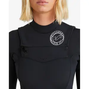 Helkropsdragt til kvinder Billabong Salty Dayz Natural 4/3 Less-Zip image-5