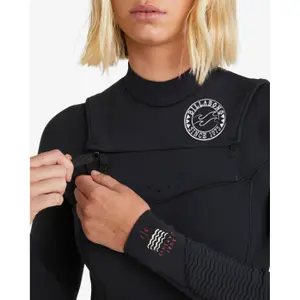 Helkropsdragt til kvinder Billabong Salty Dayz Natural 4/3 Less-Zip image-6