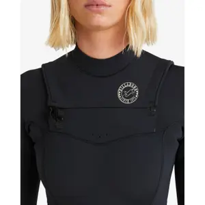 Women's jumpsuit Billabong Salty Dayz Naturel 3/2 Less-Zip image-5