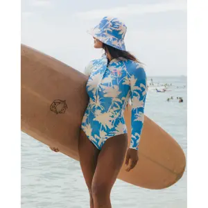 Langærmet surf shorty dragt til piger Billabong Salty Dayz image-2