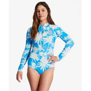 Langærmet surf shorty dragt til piger Billabong Salty Dayz