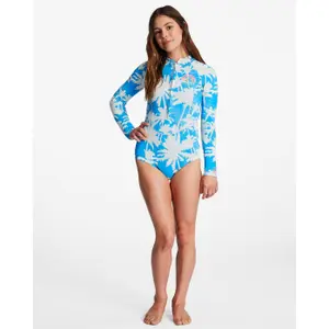 Langærmet surf shorty dragt til piger Billabong Salty Dayz image-1