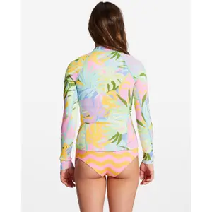 T-shirt de surf manches longues en néoprène fille Billabong Peeky image-3