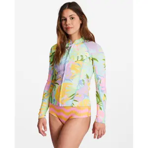 T-shirt de surf manches longues en néoprène fille Billabong Peeky image-2