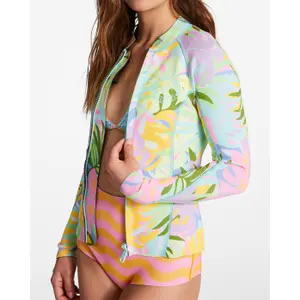 T-shirt de surf manches longues en néoprène fille Billabong Peeky image-4
