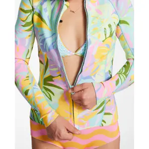 T-shirt de surf manches longues en néoprène fille Billabong Peeky image-5