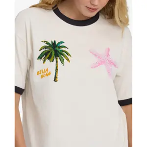 T-shirt til kvinder Billabong Fun Paradise image-4