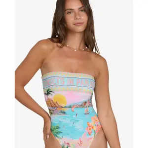 Women's 1-piece swimsuit Billabong Paradise Sun Tully Hi image-5