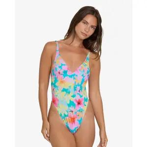 Women's 1-piece swimsuit Billabong Pipe Dreams Deep V