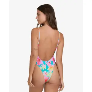 Women's 1-piece swimsuit Billabong Pipe Dreams Deep V image-3