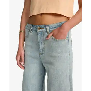 Women's wide leg jeans Billabong Be Free image-4