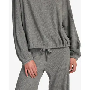 Women's Textured 1/2 Zip Fleece Billabong Coffee Time image-5