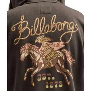 Kapuschongtröja med dragkedja för kvinnor Billabong Familiar Roads image-3