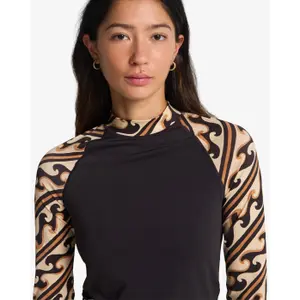 Camiseta de surf de manga larga mujer Billabong Tropic image-4