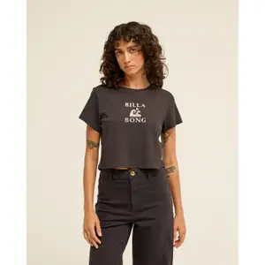 Γυναικείο cropped T-shirt Billabong Surfing In Town image-0
