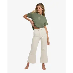 Pantalones de pana de pierna ancha para mujer Billabong Free Fall image-4