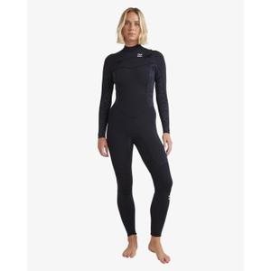 Mono de neopreno para mujer Billabong Synergy Natural 3/2 mm Chest Zip image-5