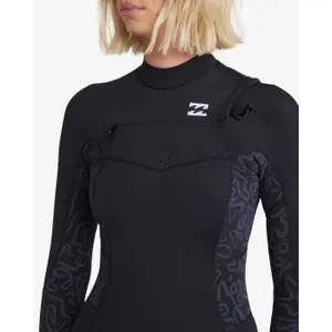 Women's wetsuit Billabong Synergy Natural 3/2 mm Chest Zip image-2