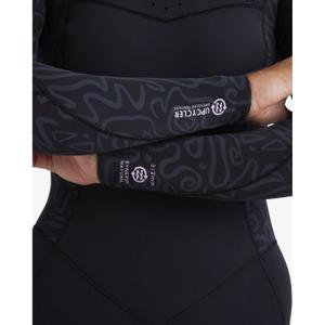 Women's wetsuit Billabong Synergy Natural 4/3 mm Chest Zip image-2