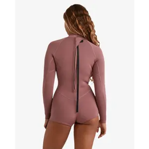 Combinaison shorty de surf femme Billabong 2/2 mm Spring Fever Natural image-2