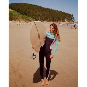 Women's wetsuit Billabong Salty Dayz Natural 4/3 mm Chest Zip image-3