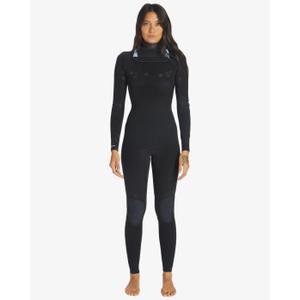 Women's wetsuit Billabong Salty Dayz Natural 4/3 mm Chest Zip image-4