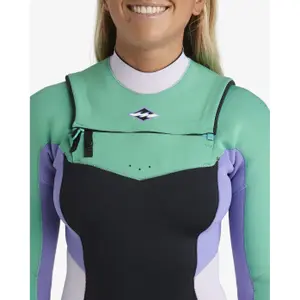 Surfanzug Damen Billabong Salty Dayz Natural 4/3 mm Chest Zip image-6