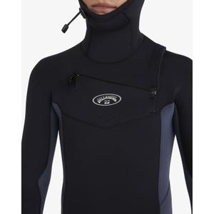 Kids' hooded surf suit Billabong Absolute Natural 5/4 mm Chest Zip image-3