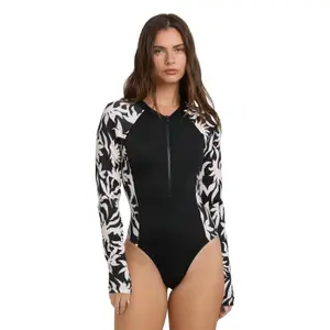 Dames badpak met lange mouwen en rits Billabong By My Side image-0
