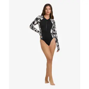 Dames badpak met lange mouwen en rits Billabong By My Side image-2