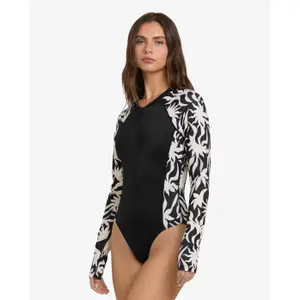 Dames badpak met lange mouwen en rits Billabong By My Side image-4