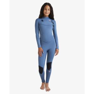 Girl's wetsuit Billabong Synergy Natural 4/3 mm Chest Zip image-1
