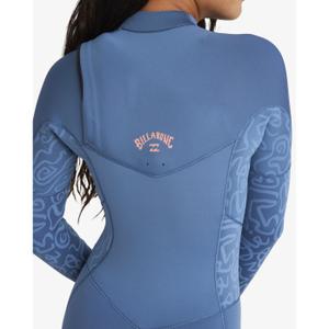 Girl's wetsuit Billabong Synergy Natural 4/3 mm Chest Zip image-5