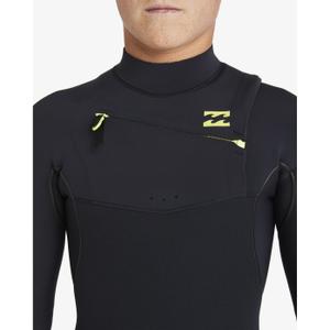 Children's wetsuits Billabong Furnace Natural 4/3 mm Chest Zip image-5