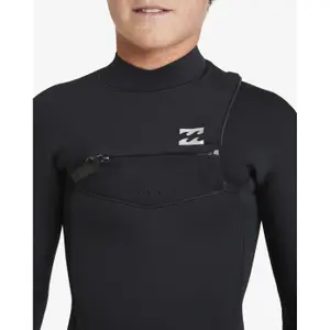 Wetsuit voor kinderen Billabong Foil 5/4 mm Chest Zip image-3