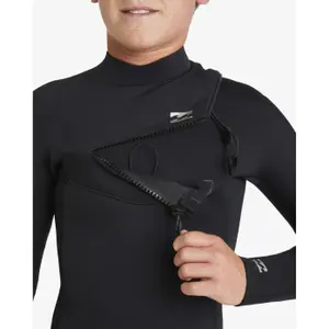 Wetsuit voor kinderen Billabong Foil 5/4 mm Chest Zip image-5