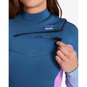 Women's wetsuit Billabong Synergy 4/3 mm Chest Zip image-4