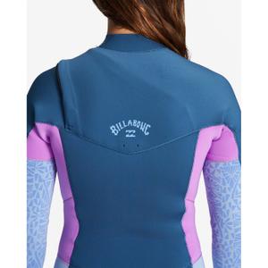 Women's wetsuit Billabong Synergy 4/3 mm Chest Zip image-5