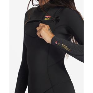 Women's wetsuit Billabong Synergy 4/3 mm Chest Zip image-5