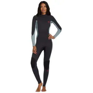 Vrouwen wetsuit Billabong Foil 4/3 mm Back-Zip image-0
