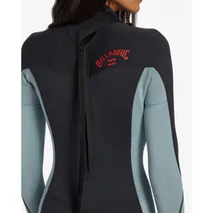 Vrouwen wetsuit Billabong Foil 4/3 mm Back-Zip image-2