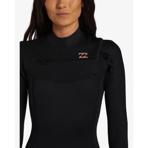 Women's wetsuit Billabong Foil 4/3 mm Chest Zip image-4