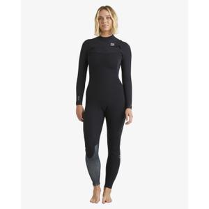 Women's wetsuit Billabong Furnace Natural 4/3 mm Chest Zip image-2