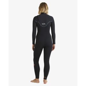 Women's wetsuit Billabong Furnace Natural 4/3 mm Chest Zip image-3