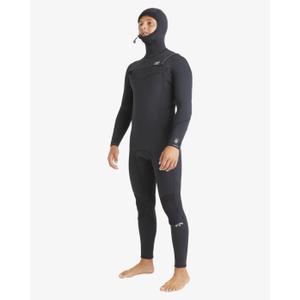 Hooded wetsuit Billabong Absolute Natural 5/4 mm Chest Zip image-4