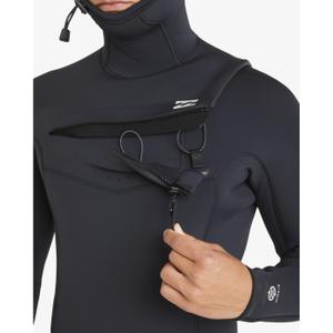 Hooded wetsuit Billabong Absolute Natural 5/4 mm Chest Zip image-6